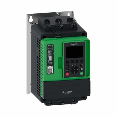 SCHNEIDER Soft Start: 208-690V AC, 110 A Output Current, With Bypass, IP20, 60/50 Hz - Schneider Altistart ATS 490