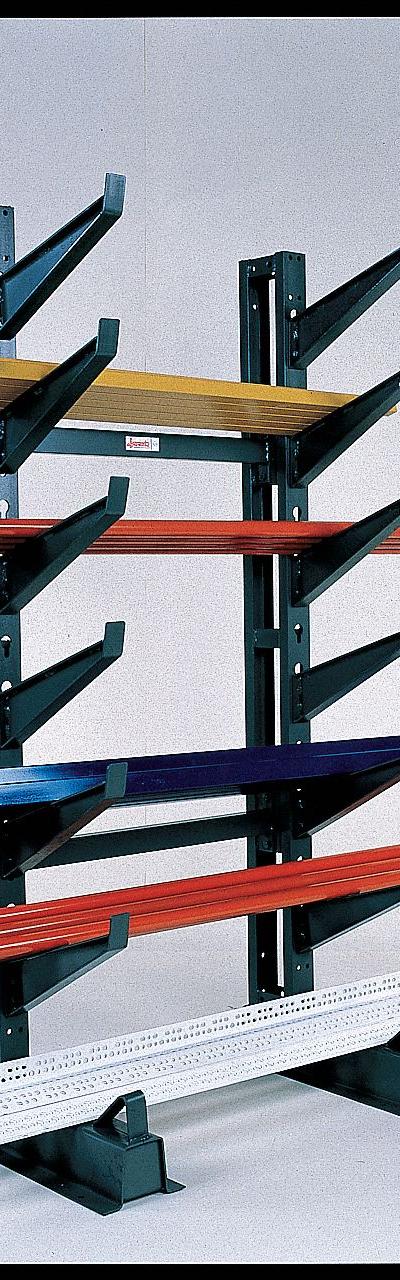 JARKE Cantilever Rack: Starter - Medium-Duty Keyhole-Slot Cantilever Rack Kits