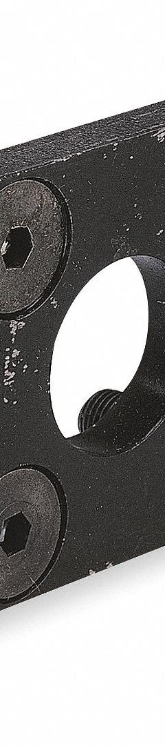 MILLER FLUID POWER Front or Rear Flange Cylinder Mount: 4 in Bore Dia., 1-1/4"-12 Thread Size, Steel (MPN HV3-MKJ/H-400-175). Key specifications — attr95490: NFPA MF1 (Front), NFPA MF2 (Rear); attr95492: Steel; attr95493: (4) Mounting Bolts; attr98885: MILLER FLUID POWER.