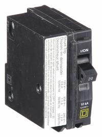 SQUARE D Miniature Circuit Breaker: 20 A, 120/240V AC, Single Phase, 10kA at 120/240V AC, 1 Poles (MPN QO1201021). Key specifications — Phase: Single; Amps: 20 A; AC Voltage Rating: 120/240V AC; Max. AIR Rating: 10kA at 120/240V AC; For Use With: QO Load Centers and NQ Panelboards; Brand: SQUARE D.