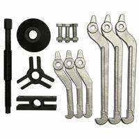 WESTWARD Manual Puller Set: 11 1/2 in Jaw Spread, 6 1/8 in Jaw Reach, 0.35 Jaw Thick, 11 1/2 in (MPN 23MD47). Key specifications — attr668195: 7/16"-20; attr663993: WESTWARD; attr924203: Standard.