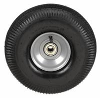 DAYTON Pneumatic Wheel 10" x 4": Pneumatic Wheel, For Hand Trucks, Black/Gray, Rubber/Steel (MPN MH2W17901G). Key specifications — attr1343630: Pneumatic Wheel; attr1343631: 21U667; attr1343622: Rubber; attr1343633: DAYTON; attr1343619: Black; attr1343632: Hand Trucks.
