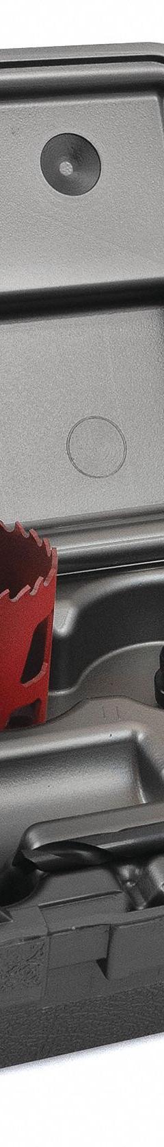 MORSE Hole Saw Kit: 7 Pieces, 1 15/16 in Max. Cutting Dp, Bi-Metal, 5/6 Teeth per Inch (MPN MHS05M). Key specifications — attr1098178: 5/6; attr1098172: MORSE.