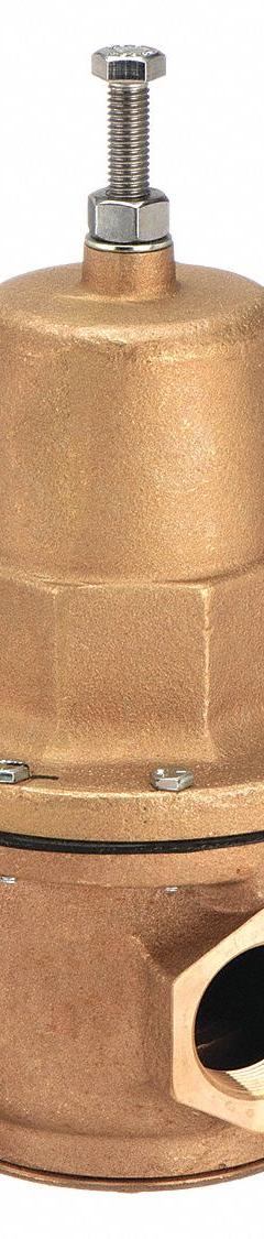 APOLLO Water Pressure Reducing Valve: NPT x NPT, 2 1/2 in Pipe Size, Bronze, 25 psig to 75 psig (MPN 36HLF20901). Key specifications — Brand: APOLLO; Low-Lead Compliance: Low-Lead Compliant.