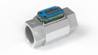 FLOMEC Electronic Flowmeter: Electronic Meter, Turbine, 2 in FNPT, 2 in Connection Size, FNPT, PVDF (MPN G2A20NQ9GMB). Key specifications — Product Type: Fuel Meter; Rotor Material: PVDF; Accuracy %: +/-0.75% (With Computer); Output Type: 4-20 mA; Brand: FLOMEC; Unit Of Measure: Gallons; Display Type: Digital; Termination: Not Listed.