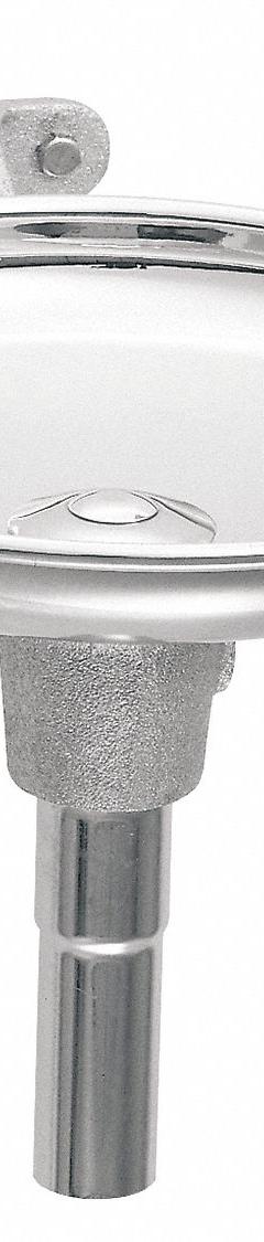 HAWS Drinking Fountain: On-Wall, 11 in Ht, Front Push Button, Non-Refrigerated, Silver (MPN 1152). Key specifications — Housing Color: Silver; Brand: HAWS; Housing Material: Stainless Steel; Chilling Capacity: Non-Refrigerated.