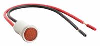 DAYTON Flush Panel Light: 12 mm Panel Mounting Hole Dia, LED, Flush Head (MPN 22NY54). Key specifications — Brand: DAYTON; Electrical Connection: 6 in Wire Leads.