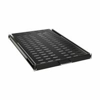 EATON TRIPP LITE Rack Shelf: 1 u, Sliding/Vented Shelf, 29 1/2 in Overall Dp, 2 3/8 in Overall Ht (MPN SRSHELF4PSLVENT). Key specifications — Brand: EATON TRIPP LITE; Color: Black; Material: Steel; _Shelf Style: Sliding.