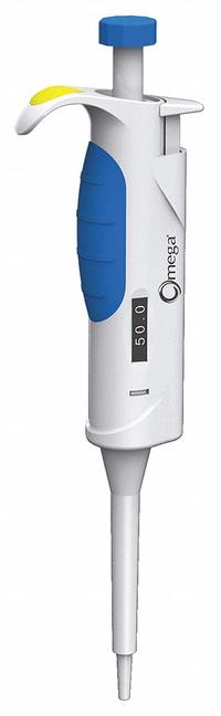 COLE PARMER Single-Channel Pipettor: 1 Channels, 200 ul Capacity - Max, 1 ul Volume Increments (MPN 24501-07). Key specifications — Color: Blue; Brand: COLE PARMER; Pipetter Type: Manual Adjustable Volume; Autoclavable: Autoclavable; Product Type: Single-Channel Pipettor.