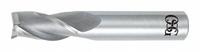 OSG Square End Mill: Carbide, 3 Flute, 1 mm Mill Dia, 3 mm LOC, 39 mm OAL (MPN 403-0394)