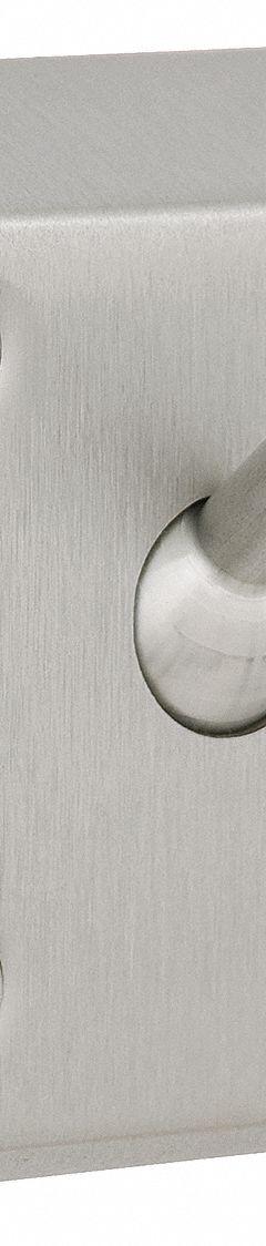 BRADLEY Bathroom Security Hook: 1 Hooks, Stainless Steel, Satin, 20 lb Release Point, 1 (MPN SA36-000000-GR). Key specifications — Material: Stainless Steel.