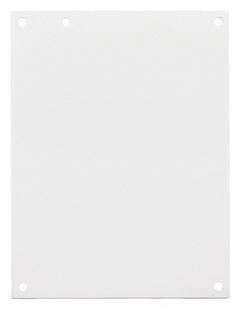 HOFFMAN Interior Panel: Back Panel Panel, 8.25 in Overall Ht, 6.25 in Overall Wd, Steel, A10N8P. Key specifications — Panel Style: Back Panel; Brand: HOFFMAN; Finish: Powder Coated; Manufacturer Part Number: A10N8P; Material: Steel.