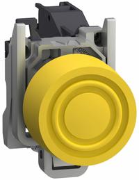 SCHNEIDER ELECTRIC Flush Push Button Operator: 22 mm, Metallic, Flush Profile, 1NO (MPN XB4BPS51GEX). Key specifications — Manufacturer Part Number: XB4BPS51GEX; Product Type: Push Button Operators; Series: XB4; Brand: SCHNEIDER; AC Contact Rating: 1.5 A @ 480 V; Action: Momentary; DC Contact Rating: 0.1 A @ 600 V; Operator Illumination: Non-Illuminated.