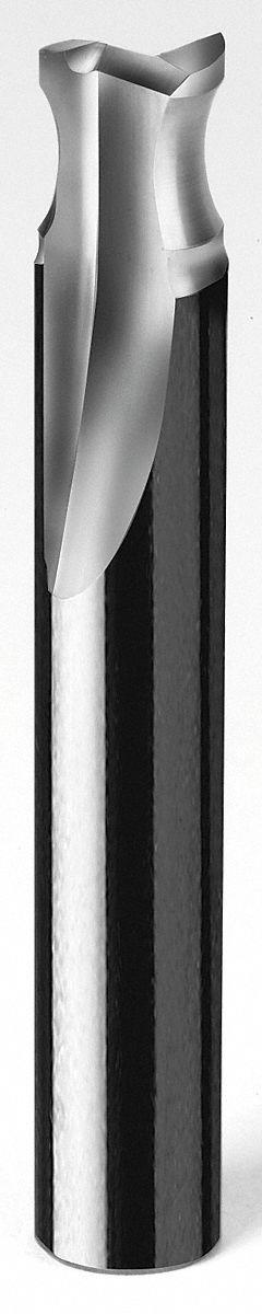 ONSRUD Solid Router Bit: Straight V-Flute, 2 Flute, 3/8" Cut Dia, 3/8" LOC (MPN 66-120)