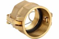 Cam and Groove Coupling: 4 in Coupling Size, 4 in Hose Fitting Size, 4 in -8 Thread Size, Nitrile (MPN G400-D-BR). Key specifications — Gasket Material: Nitrile; Thread Size: 4 in -8; Brand: DIXON VALVE & COUPLING.