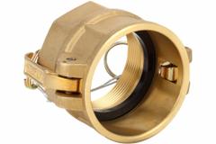 Cam and Groove Coupling: 4 in Coupling Size, 4 in Hose Fitting Size, 4 in -8 Thread Size, Nitrile (MPN G400-D-BR). Key specifications — Gasket Material: Nitrile; Thread Size: 4 in -8; Brand: DIXON VALVE & COUPLING.