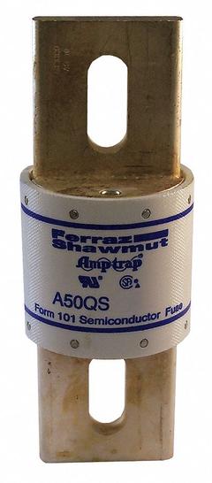 Semiconductor Fuse: A50P Series, Fast-Acting, 800 A, 500 V AC, 500 V DC DC Volt Rating (MPN A50QS800-4). Key specifications — Series: A50P; Brand: MERSEN; Voltage Type: AC/DC.