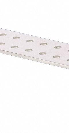 Grounding Busbar: Copper, 24 in Grounding Bar Lg, (16) 1/2 in Grounding Bar Holes and Size (MPN GB4N0016TPI-1). Key specifications — Material: Copper; For Use With: Telecom/Data Center; Ground Wire Included: No; Grounding Bar Holes and Size: (16) 1/2 in; Includes: Panduit GB4N0016TPI-1 Telecom Grounding Busbar; Brand: PANDUIT.