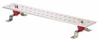 Grounding Busbar: Copper, 24 in Grounding Bar Lg, (16) 1/2 in Grounding Bar Holes and Size (MPN GB4N0016TPI-1). Key specifications — Material: Copper; For Use With: Telecom/Data Center; Ground Wire Included: No; Grounding Bar Holes and Size: (16) 1/2 in; Includes: Panduit GB4N0016TPI-1 Telecom Grounding Busbar; Brand: PANDUIT.