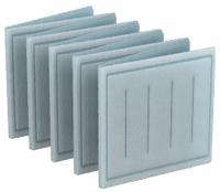 GRAINGER Link Air Filter: 25 in x 20 in x 1 in, 20 in Section Wd, 10 Sections, 3 Ply, MERV 8 (MPN 2DXN7). Key specifications — Performance Rating: MERV 8; Brand: GRAINGER; Media Material: Synthetic.