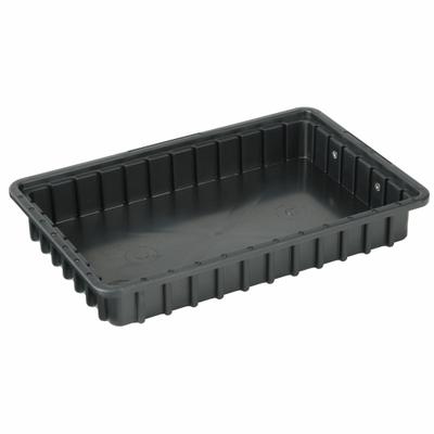 LEWISBINS Divider Box: 0.2 cu ft, 16 1/2 in x 10 7/8 in x 2 1/2 in, Lid Not Included - Plastic ESD Static-Control Divider Boxes