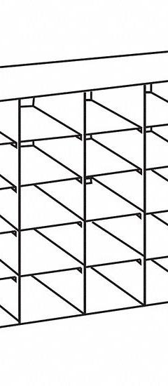 Upright Freezer Rack: 18 1/2 in Overall Lg, 5 3/4 in Overall Wd, Stainless Steel, Handles (MPN 0440235). Key specifications — Includes: Handles; Material: Stainless Steel; Product Type: Upright Freezer Rack; Brand: COLE-PARMER.