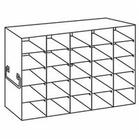 Upright Freezer Rack: 18 1/2 in Overall Lg, 5 3/4 in Overall Wd, Stainless Steel, Handles (MPN 0440235). Key specifications — Includes: Handles; Material: Stainless Steel; Product Type: Upright Freezer Rack; Brand: COLE-PARMER.