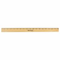 WESTCOTT Ruler: 05018, 18 in, 0.2 in Thick, 1/16 in, Clear, Black, Rigid, Printed Graduation Mark. Key specifications — attr939978: 1/16 in; attr934745: WESTCOTT; attr944509: Clear; attr939993: Decimal; attr986193: Printed.