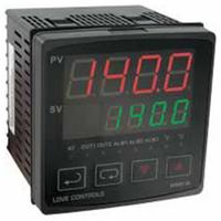 DWYER Temperature Controller: 4B, 1/4 DIN Size, RTD/Thermocouple, Manual/On/Off Action/PID, Digital (MPN 4B-33). Key specifications — Brand: DWYER; Control Mode: PID; Current: 5 A; Display Type: Digital; Input Voltage: 100 to 240V AC; Output: (2) Relay; Product Type: Temperature Controller; Sensor Type: Thermocouple.