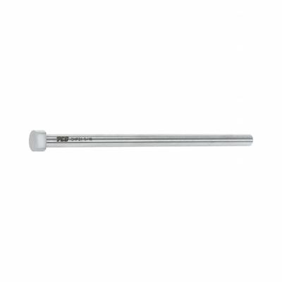 PCS Ejector Pin: Straight Pin, D-Head, Nitrided, Tool Steel, 1/8 in Nom. Dia. - Rotation-Resistant D-Head Ejector Pins