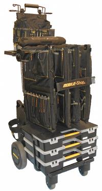 MOBILE SHOP Tool Utility Cart: Black / Black Drawer, 22 in Wd, 26 in Dp, 39 in Ht, No Lid, 0 Drawers (MPN MS-CEC-Empty). Key specifications — attr1116772: MOBILE SHOP.