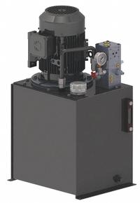 MONARCH Hydraulic Power Unit: 16.0/3.8 gpm, 2,000 psi Max. Pressure, 5 hp, 15 gal Reservoir Capacity (MPN T94C405C93F0-01). Key specifications — attr96342: 16.0/3.8 gpm; attr96346: 2 Stage Gear; attr96347: Vertical; attr96349: 3; attr98854: MONARCH.