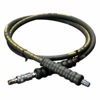 Hydraulic Hose: 1/4 in ID, NPTF x A630, 6 ft Lg, 1 1/4 in x 1 1/4 in Fitting Size, Rubber, HB9206QB. Key specifications — Hose Tube Material: Rubber; Fitting Type: NPTF x A630; Manufacturer Part Number: HB9206QB; Brand: ENERPAC.