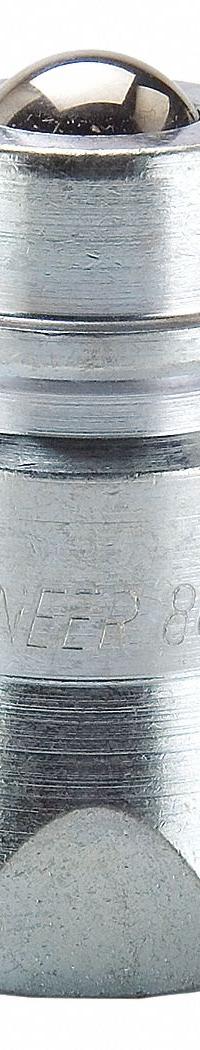 PIONEER Hydraulic Quick Connect Hose Coupling: 1/2 in Coupling Size, Steel, 45.42 lpm Max. Flow Rate (MPN 8010-16). Key specifications — Body Material: Steel; Valve Type: Ball; Thread Size: 7/8"-14; Brand: PIONEER.