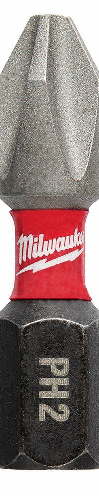 MILWAUKEE Insert Bit: Insert Bit, Imperial, PH2 Bit Industry Size, #2 Bit Size, Std, Hex, 25 PK (MPN 48-32-4604). Key specifications — attr1119695: MILWAUKEE; attr1119703: Alloy Steel; attr1119710: Standard; attr1119708: Hex; attr1202404: #2.