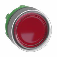 SCHNEIDER Flush Push Button: Red, 22 mm Mounting Size, Non-Metallic, Momentary (MPN ZB5AW543). Key specifications — Brand: SCHNEIDER; Action: Momentary; Series: XB5; Push Button Material Type: Non-Metallic.