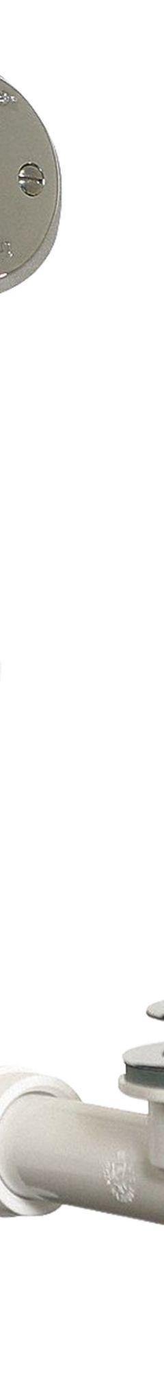 WATCO Shower Drain: Plastic, Chrome, 2 7/8 in Overall Dia, 16 in Overall Ht, Lift and Turn, Slip (MPN 500-LT-PVC-CP). Key specifications — Color: Silver; Includes: Overflow Gasket; Connection Type: Slip; Material: Plastic.