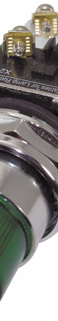 EATON Illuminated Push Button: Illuminated, Extended Profile, Metallic, 30 mm, 1NO/1NC (MPN 10250T397LGD2A-1). Key specifications — Brand: EATON; Action: Momentary; Series: 10250T; Push Button Material Type: Metallic.