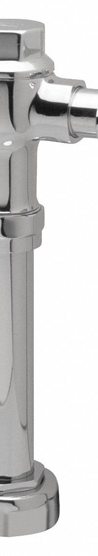 ZURN Manual Flush Valve: Metroflush® Z6200, Exposed, Top, 1.28 gpf Gallons per Flush, Piston (MPN Z6200-HET-YB-YC). Key specifications — Spud Location: Top.