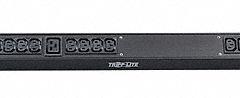 TRIPP LITE Power Distribution Unit: 240V AC, 38 Outlets, (32) C13/(6) C19, Non-Metered, Std (MPN PDUV30HV). Key specifications — Plug Type: NEMA L6-30P; Brand: TRIPP LITE; Maximum Input Voltage: 240V AC; Receptacle Type: (32) C13; Mounting Location: Vertical Rack.