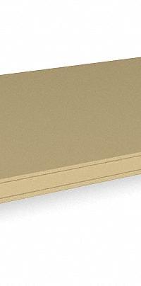 TENNSCO Shelf: 48 in Overall Wd, 24 in Overall Dp, Solid Shelf, 22 ga, Tan, 450 lb Shelf Capacity (MPN QS-4824). Key specifications — attr37155: Tan; attr37156: Powder Coated; attr55828: Shelf; attr37160: Steel; attr33654: TENNSCO.