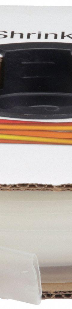 3M Heat Shrink Tubing: 1.5 in I.D. Before Shrinking, 0.75 in I.D. After Shrinking, 100 ft Lg, Clear (MPN FP301-1.5-100'-CLEAR-SPOOL). Key specifications — Color: Clear; Brand: 3M.
