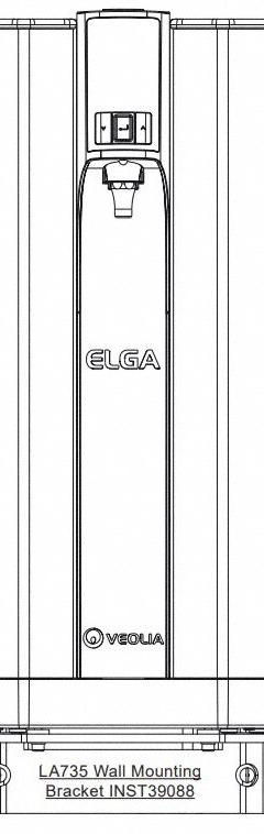 ELGA Wall Mounting Kit: PF1XXXXM1/PF2XXXXM1/PF3XXXXM1/PF4XXXXM1, LA735. Key specifications — Brand: ELGA; Manufacturer Part Number: LA735; Compatible Manufacturer Model Number: PF2XXXXM1; Product Type: Wall Mounting Kit.