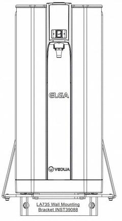 ELGA Wall Mounting Kit: PF1XXXXM1/PF2XXXXM1/PF3XXXXM1/PF4XXXXM1, LA735. Key specifications — Brand: ELGA; Manufacturer Part Number: LA735; Compatible Manufacturer Model Number: PF2XXXXM1; Product Type: Wall Mounting Kit.