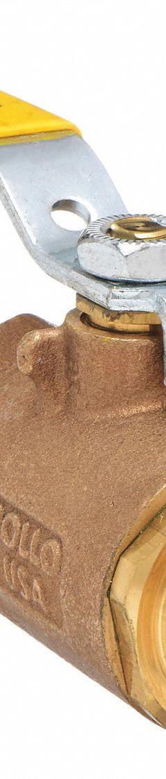 APOLLO Manual Two-Way Ball Valve: 1/2 in, Bronze, Straight, FNPT x MNPT, 600 psi Max. Pressure (CWP) (MPN 7080301). Key specifications — Brand: APOLLO; Handle: Lever.