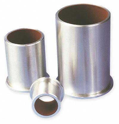 PBC LINEAR Linear Sleeve Bearing: 1/4 in Inside Dia, 1/4 in Lg, PSF - Flanged Linear Sleeve Bearings