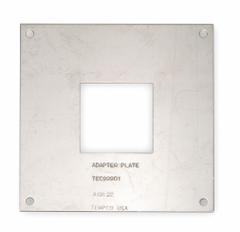 TEMPCO Adapter Plate: Adapts a 1/4 DIN Cut Out to 1/16 DIN Cut Out, 4 7/8 in Overall Wd (MPN TEC99901). Key specifications — Features: Adapts a 1/4 DIN Cut Out to 1/16 DIN Cut Out; For Use With: 1/4 DIN Controllers; Product Type: Adapter Plate.