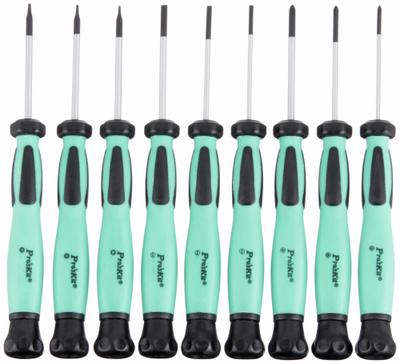 ECLIPSE ESD Safe Precision Screwdriver Set: 1-10 Pieces, 9 Pieces, Security Torx Tip - ESD-Safe Precision Screwdriver Sets
