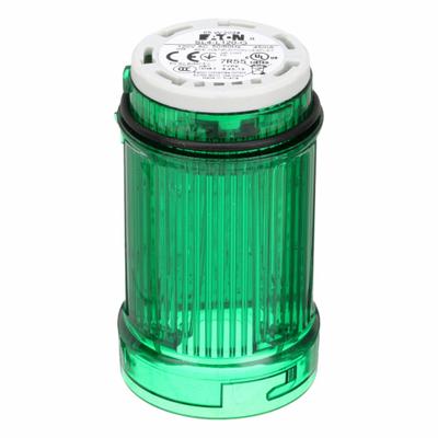 EATON Tower Light Module: Steady, 110/120V AC, Green, 43 mm Overall Dia, 3 in Overall Ht - Steady Light Modules