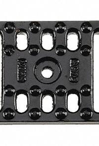 ZURN Grate: A, Rectangular, Slotted, 4 3/8 in Overall Wd, 20 in Overall Lg, 1 1/4 in Overall Ht (MPN P4-CG). Key specifications — Color: Black; Brand: ZURN; Finish: Unfinished; Grate Surface Type: Slotted.
